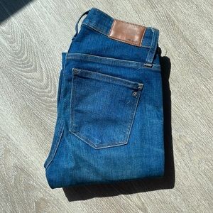 Madewell 9’ high rise skinny jeans size 25
